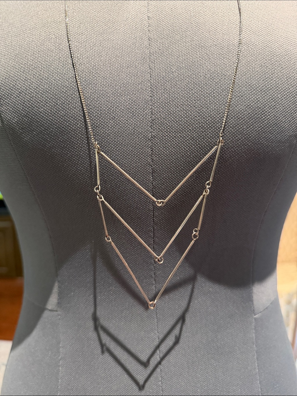 AEA Geometric Bar Long Necklace